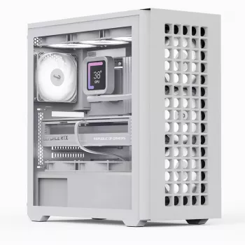 Aerocool D502A Midi Tower Weiß