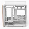 Aerocool D301A Mini Tower Weiß, Holz