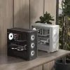 Aerocool D301A Mini Tower Weiß, Holz