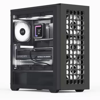 Aerocool D502A Midi Tower Schwarz