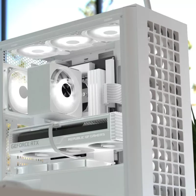 Aerocool D502A Midi Tower Schwarz