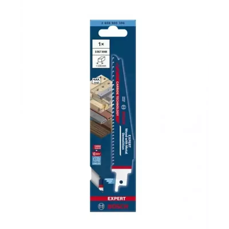 Bosch 2 608 900 396 Stich-/Scroll-/Säbelsägeblatt Säbelsägeblatt Hartmetall 1 Stk.