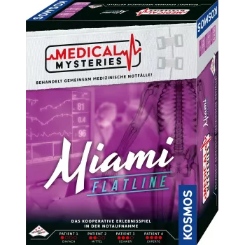 Kosmos Medical Mysteries - Miami Flatline 60 min Brettspiel Deduktion