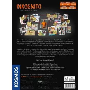 Kosmos Masters of Crime - Inkognito 150 min Brettspiel Detektiv