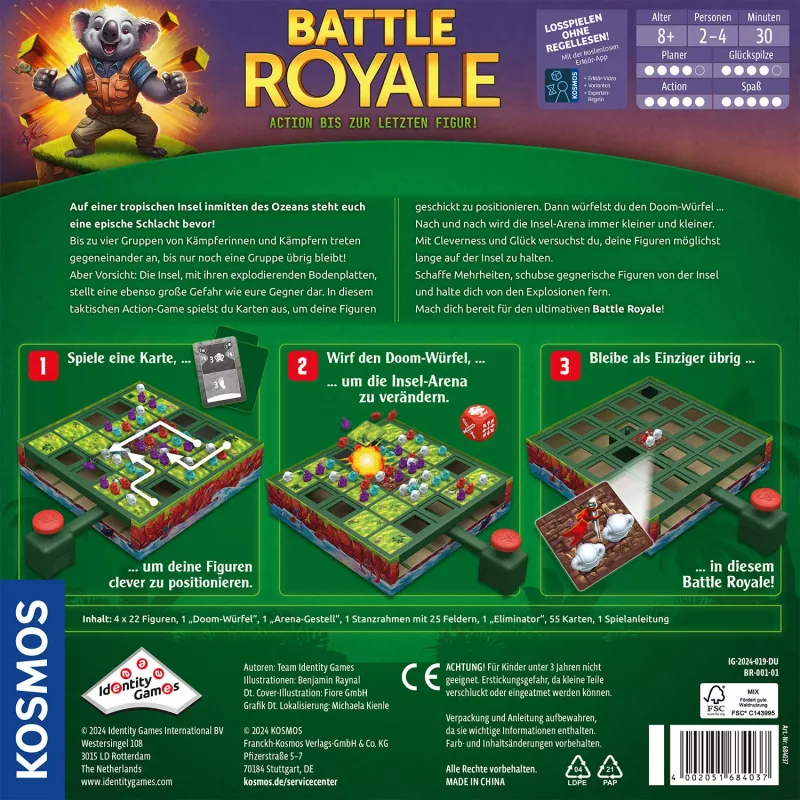 Kosmos Battle Royale 30 min Brettspiel Taktisch