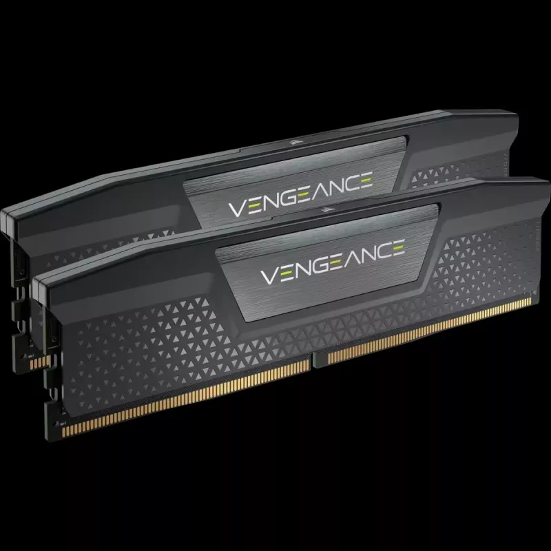 CORSAIR Speicher 64 GB – DDR5 (2x32 GB) DRAM 6600 MT/s CL32 Speicherkit – schwarz Vengeance