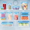 EMSA 508566 Vorratsdose Rechteckig Set Transparent 3 Stk.