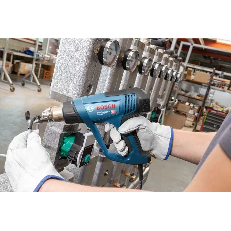 Bosch GHG 23-66 Professional Heißluftgebläse 500 l/min 650 °C 2300 W Blau