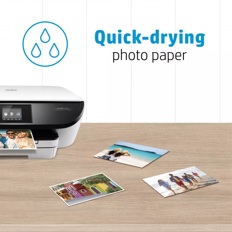 HP Everyday Fotopapier, glänzend, 200 g/m², 10 x 15 cm (101 x 152 mm), 100 Blatt