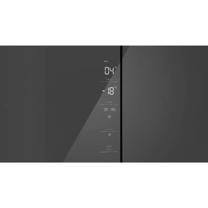 Bosch Serie 4 KMC85LEEA Side-by-Side-Kühlschrank Freistehend 547 L Grau