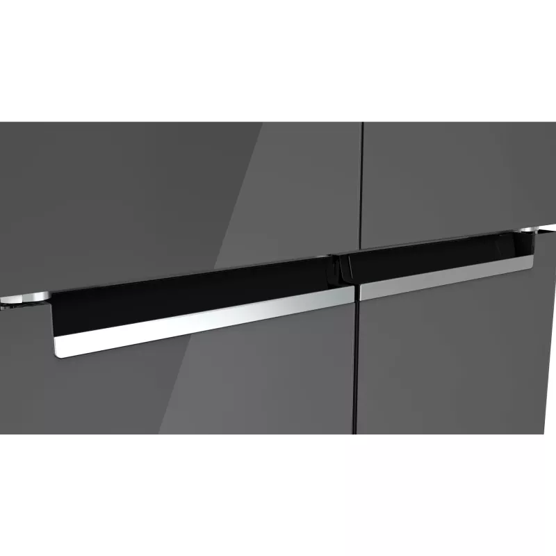 Bosch Serie 4 KMC85LEEA Side-by-Side-Kühlschrank Freistehend 547 L Grau