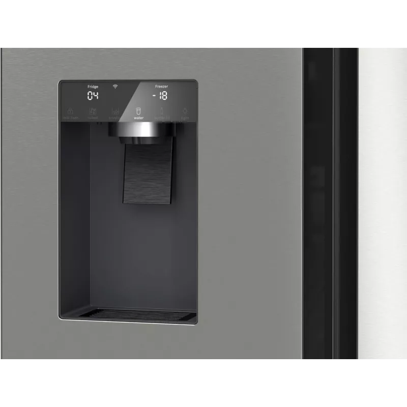 Bosch Serie 6 KFI96APEA Side-by-Side-Kühlschrank Freistehend 574 L Edelstahl gebürstet