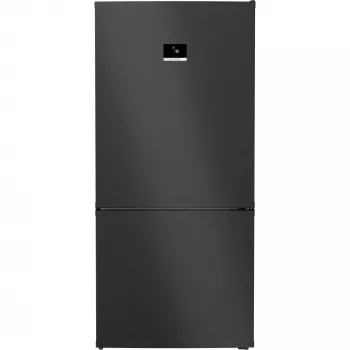 Bosch Serie 8 KGP86AXB0N Kühl-Gefrierkombination Freistehend 621 L Schwarz, Edelstahl