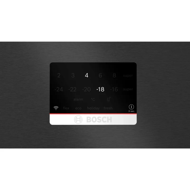 Bosch Serie 8 KGP86AXB0N Kühl-Gefrierkombination Freistehend 621 L Schwarz, Edelstahl