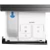 Bosch Serie 8 WNC254AS0 Waschtrockner Freistehend Frontlader Edelstahl