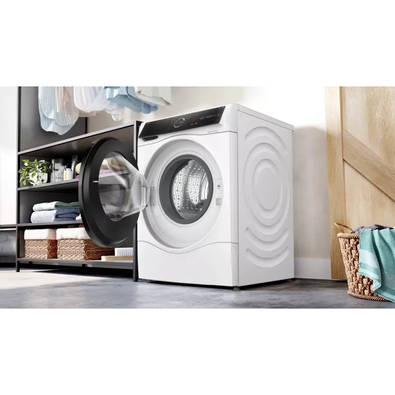 Bosch Serie 8 WNC254A40 Waschtrockner Freistehend Frontlader Weiß