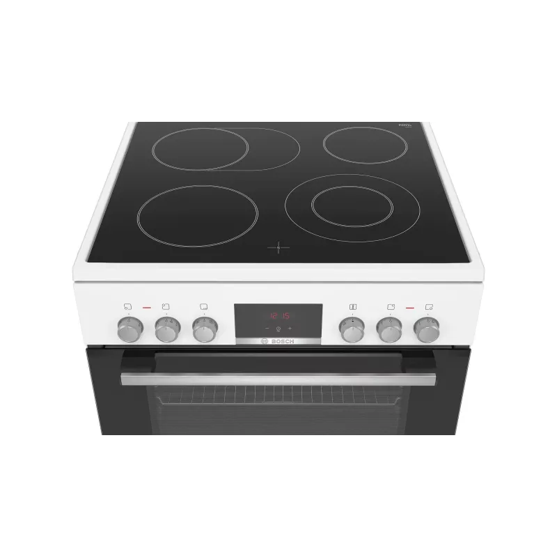 Bosch Serie 4 HKR39C220 Herd Freistehender Herd Elektro-Keramikkochfeld Weiß