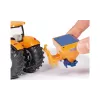 Siku Traktor mit Räumschild und Salzstreuer, Traktormodell, Vormontiert, 1:50, Metall, Kunststoff, 3 Jahr(e), Schwarz, Blau, Orange