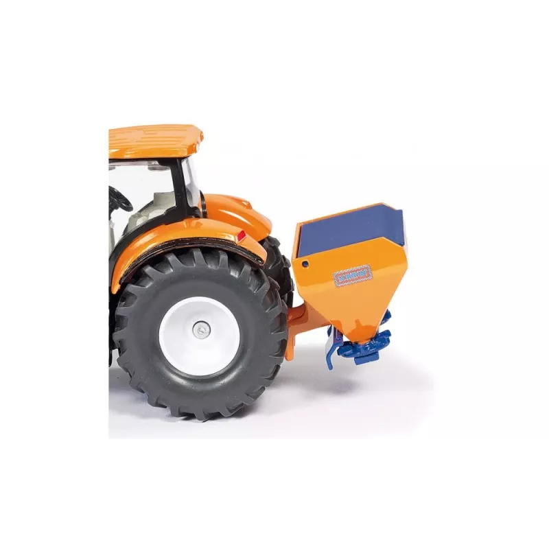 Siku Traktor mit Räumschild und Salzstreuer, Traktormodell, Vormontiert, 1:50, Metall, Kunststoff, 3 Jahr(e), Schwarz, Blau, Orange