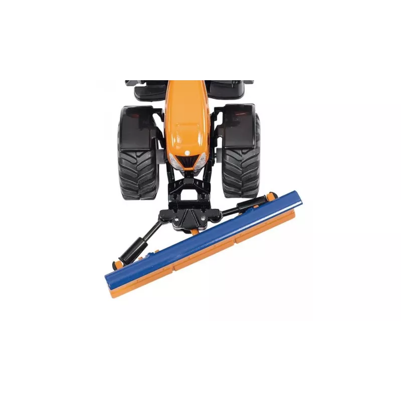 Siku Traktor mit Räumschild und Salzstreuer, Traktormodell, Vormontiert, 1:50, Metall, Kunststoff, 3 Jahr(e), Schwarz, Blau, Orange
