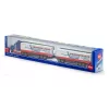 Siku Road Train, Straßenzugmodell, Vormontiert, 1:87, Metall, Kunststoff, 3 Jahr(e), Blau, Rot, Weiß