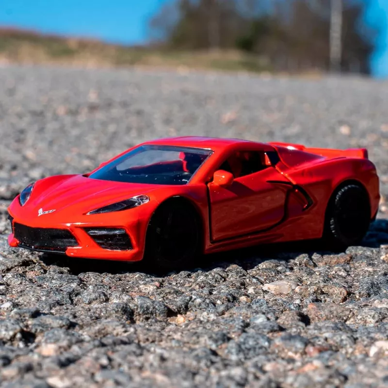 Siku Chevrolet Corvette Stingray Sportwagenmodell Fertig montiert 1:50