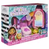 Gabby's Dollhouse , Süße Träume Schlafzimmer mit Pillow Cat Figur und 3 Zubehörteilen, 3 Möbelstücke und 2 Lieferungen, Kinderspielzeug für Kinder ab 3 Jahren