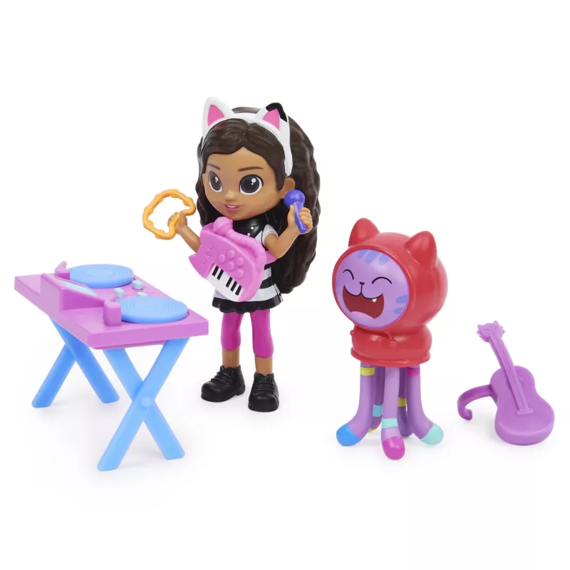 Gabbys Puppenhaus, Kunstatelier-Set mit 2 Spielfiguren, 2 Zubehörteilen, Lieferung und Möbelstück, Kinderspielzeug für Kinder ab 3 Jahren