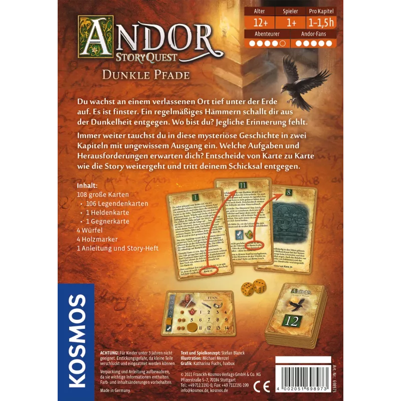 Kosmos Andor StoryQuest Brettspiel Familie