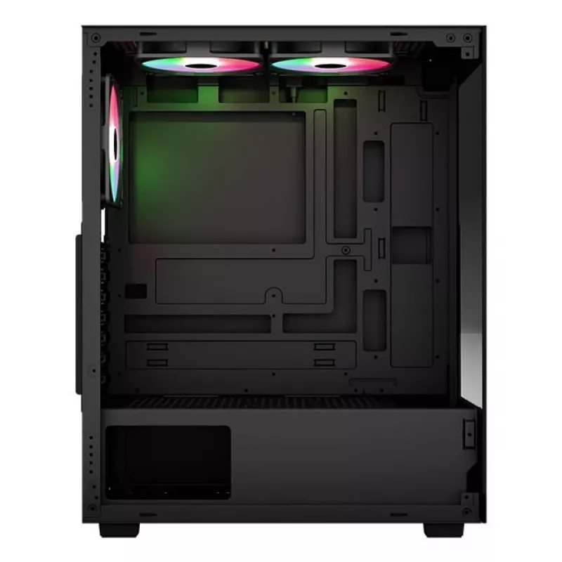 PC-Gehäuse Aerocool Pivot Midi Tower Schwarz
