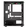 PC-Gehäuse Aerocool Pivot Midi Tower Schwarz