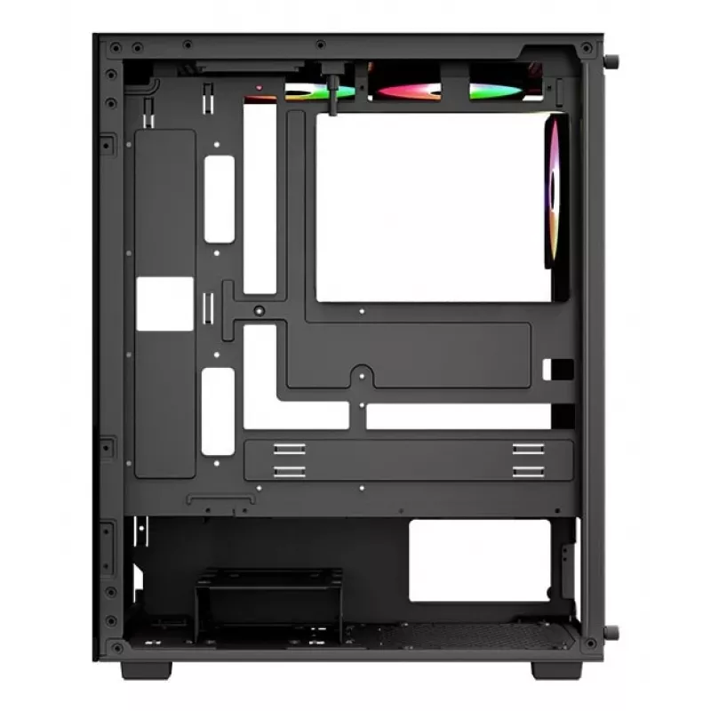 PC-Gehäuse Aerocool Pivot Midi Tower Schwarz