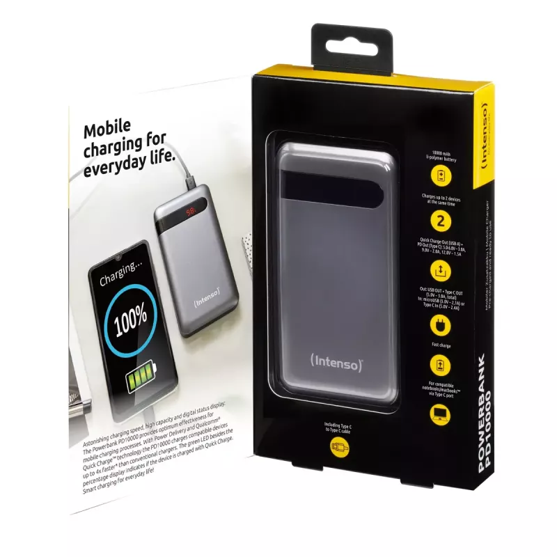 Tragbare Powerbank Intenso PD10000 10000 mAh