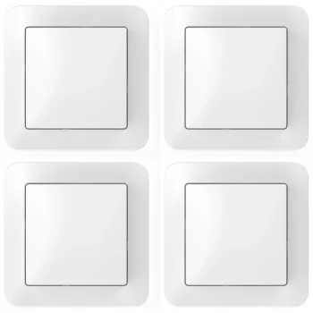 Wandschalter-Set, 4 Stück, Bosch Smart Home, für intelligente Aktoren, weiß