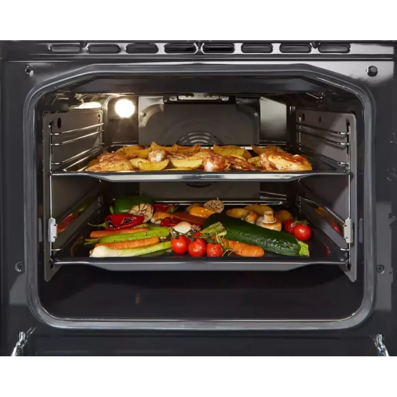 Gorenje GEC6C40WD Freistehender Herd Elektro-Keramikkochfeld Schwarz, Weiß