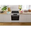 Gorenje GEC6C40WD Freistehender Herd Elektro-Keramikkochfeld Schwarz, Weiß