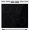 Gorenje GEC6C40WD Freistehender Herd Elektro-Keramikkochfeld Schwarz, Weiß