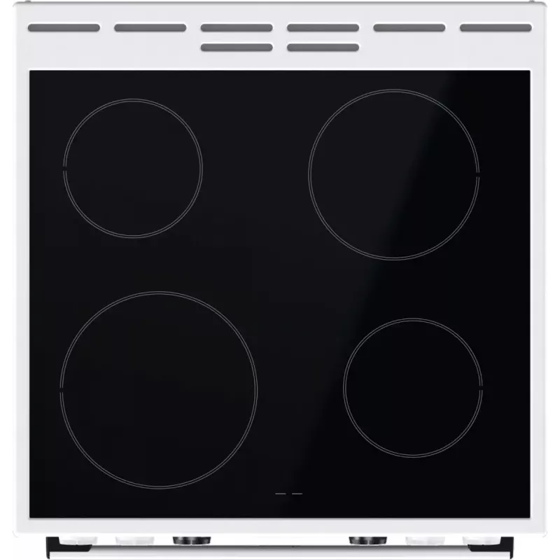 Gorenje GEC6C40WD Freistehender Herd Elektro-Keramikkochfeld Schwarz, Weiß