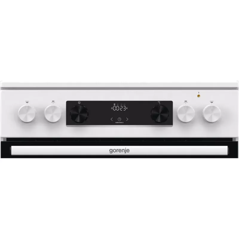Gorenje GEC6C40WD Freistehender Herd Elektro-Keramikkochfeld Schwarz, Weiß
