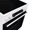Gorenje GEC6C40WD Freistehender Herd Elektro-Keramikkochfeld Schwarz, Weiß