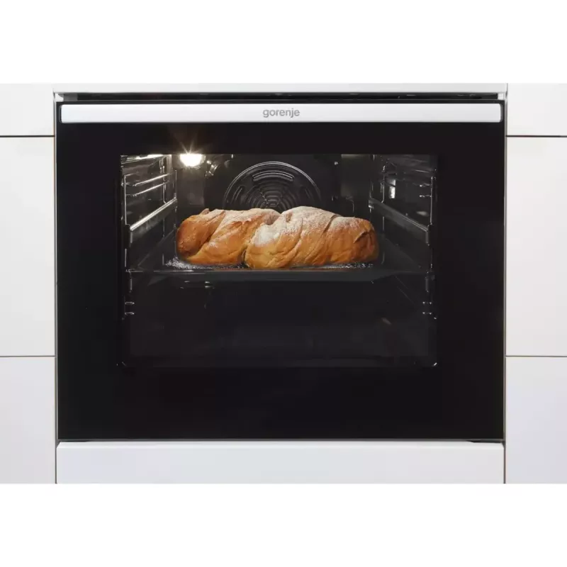 Gorenje GEC6C40WD Freistehender Herd Elektro-Keramikkochfeld Schwarz, Weiß