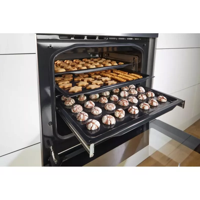 Gorenje GEC6C40WD Freistehender Herd Elektro-Keramikkochfeld Schwarz, Weiß