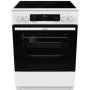 Gorenje GEC6C40WD Freistehender Herd Elektro-Keramikkochfeld Schwarz, Weiß