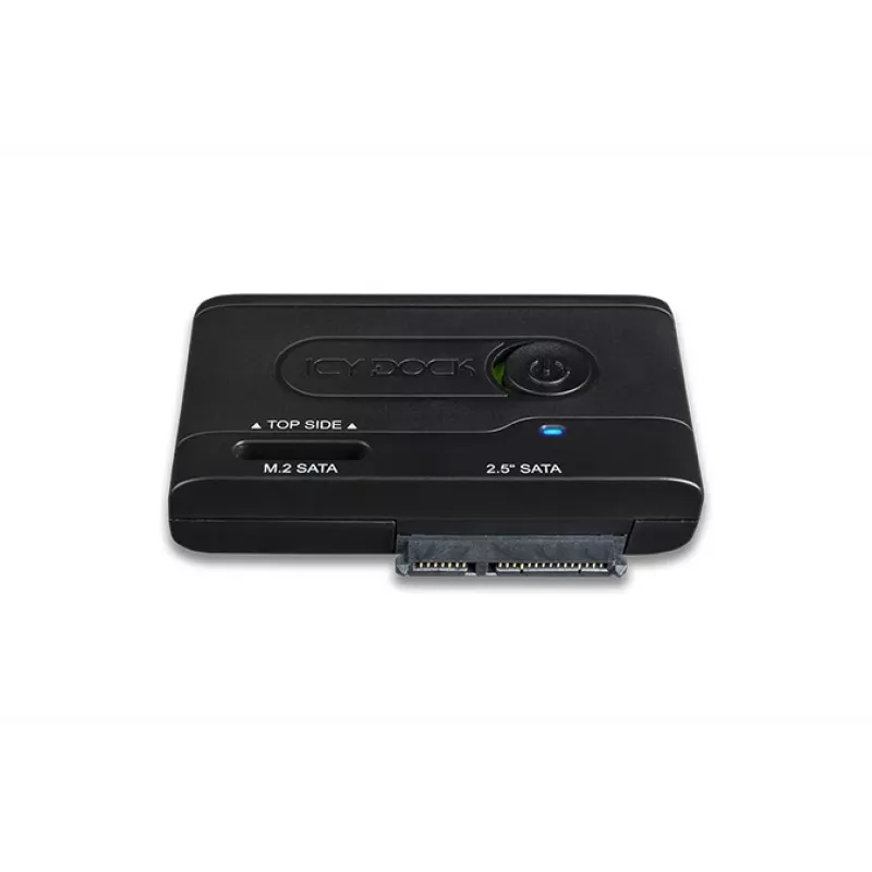 ICY BOX Ez-Adapter - 2,5 Zoll & M.2 SATA Festplatte/SSD auf USB 3.2 Gen 1 Adapter