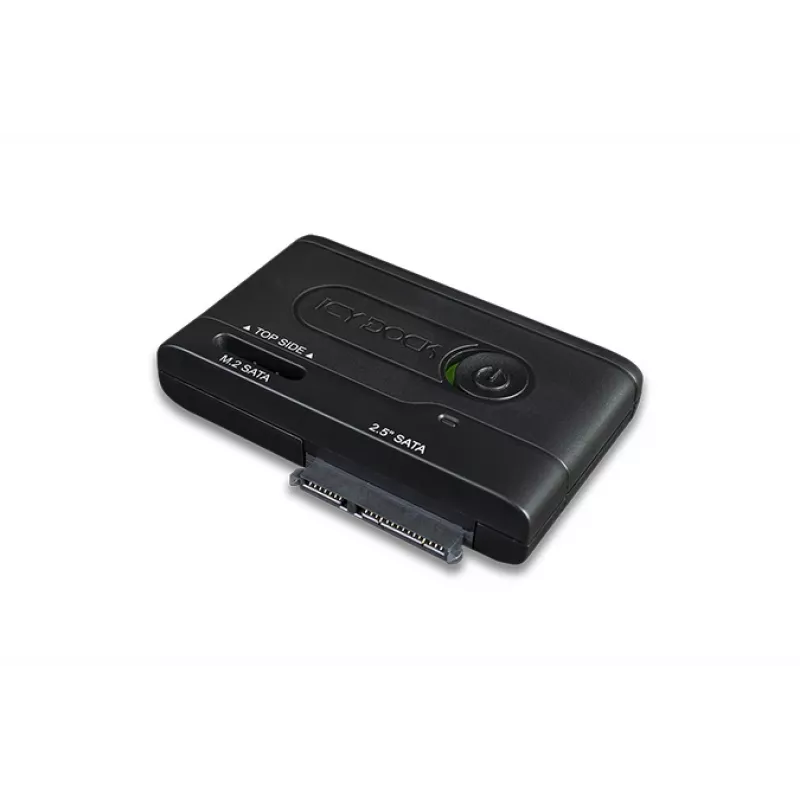 ICY BOX Ez-Adapter - 2,5 Zoll & M.2 SATA Festplatte/SSD auf USB 3.2 Gen 1 Adapter