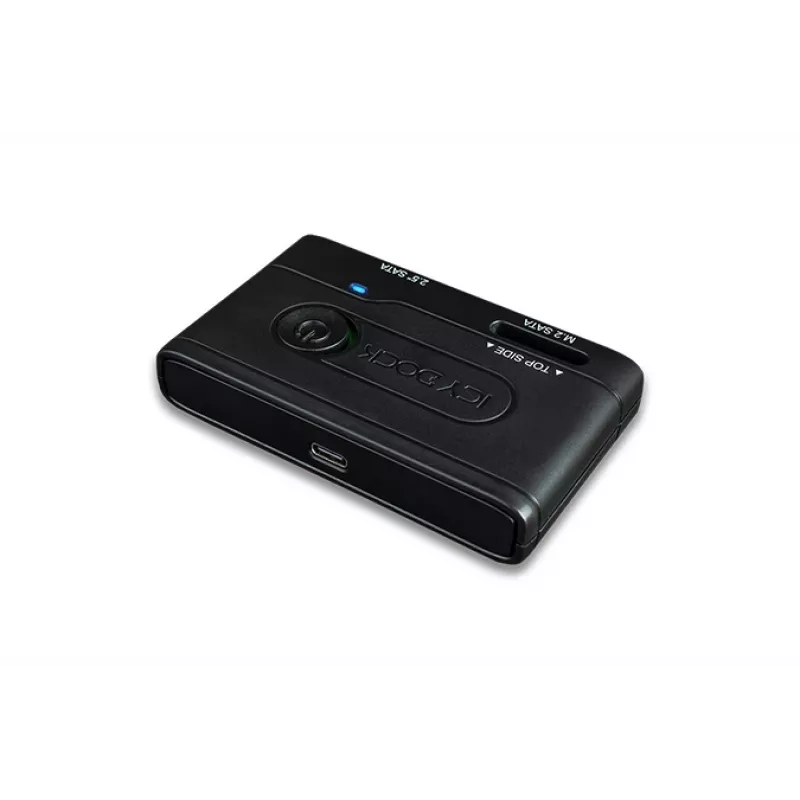 ICY BOX Ez-Adapter - 2,5 Zoll & M.2 SATA Festplatte/SSD auf USB 3.2 Gen 1 Adapter