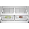 Siemens iQ300 KF96NVPEA Side-by-Side-Kühlschrank Freistehend 605 L Silber