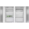 Siemens iQ300 KF96NVPEA Side-by-Side-Kühlschrank Freistehend 605 L Silber