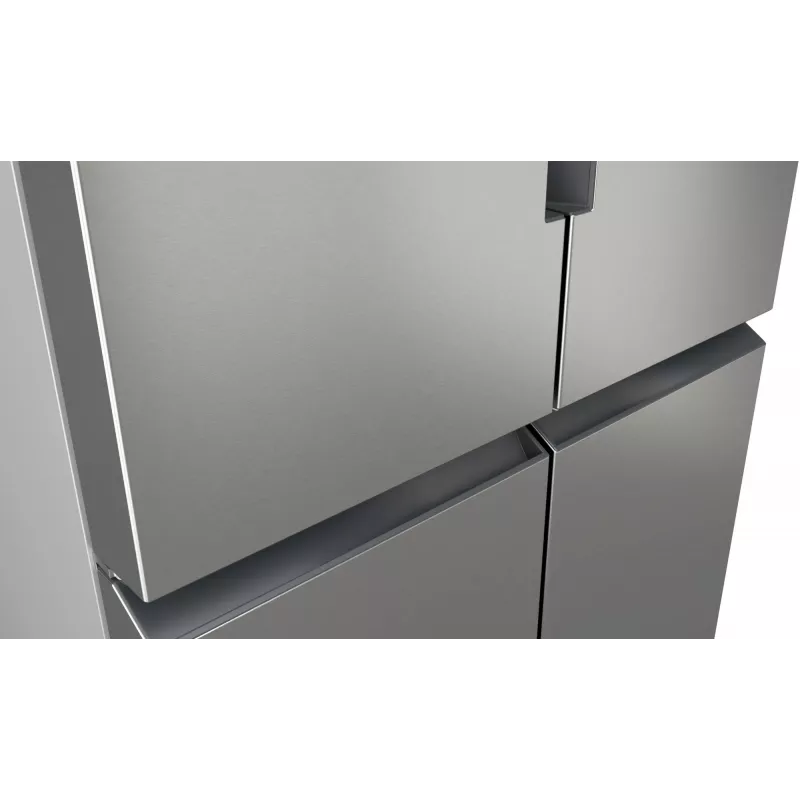 Siemens iQ300 KF96NVPEA Side-by-Side-Kühlschrank Freistehend 605 L Silber