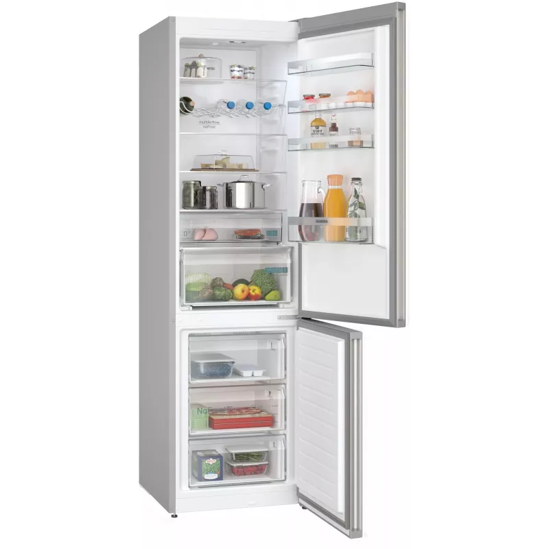 Siemens iQ300 KG39NXICF Kühl-Gefrierkombination Freistehend 363 L Edelstahl